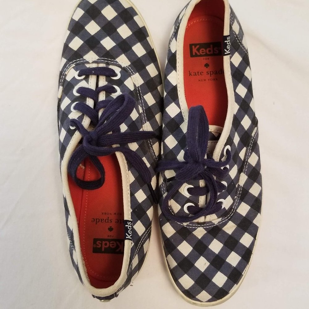 Kate Spade for Keds Navy Sneakers- Size 7.5
